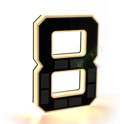 9 Inch Solar Lighted House Numbers for Outside