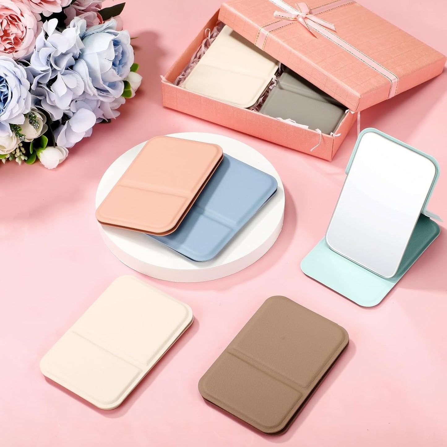 6 Pack Folding Compact Portable Mirror