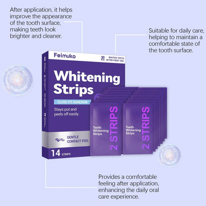 Whitening Strips: Brighter Smile in 30 Mins