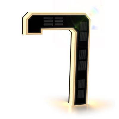 9 Inch Solar Lighted House Numbers for Outside