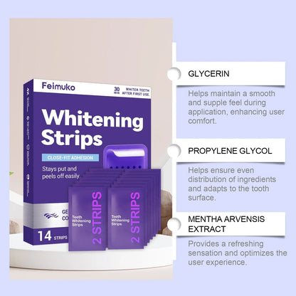 Whitening Strips: Brighter Smile in 30 Mins