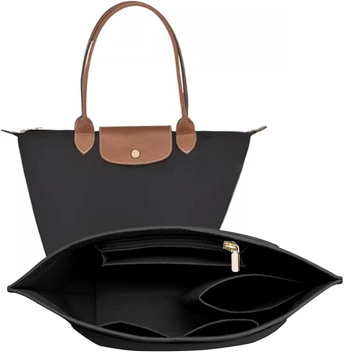 Felt Organizer Fits Longchamp le pliage L Handbag Insert