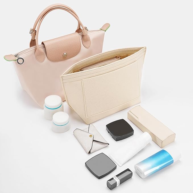 Felt Organizer Fits Longchamp le pliage L Handbag Insert