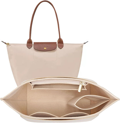 Felt Organizer Fits Longchamp le pliage L Handbag Insert
