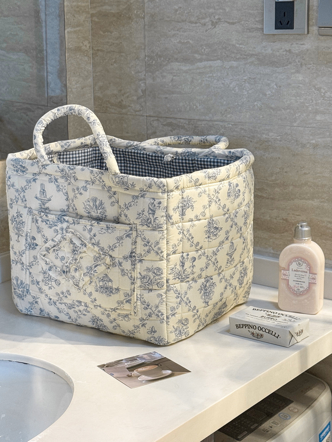 Floral Multi-Purpose Basket