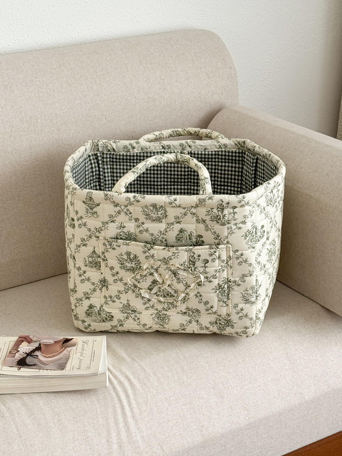 Floral Multi-Purpose Basket