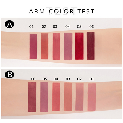 6-Piece Matte Lip Color Set – Long-Lasting, Velvet Smooth, Stunning Shades