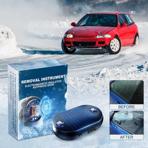 Solar Electromagnetic Molecular Interference Freeze and Snow Remover