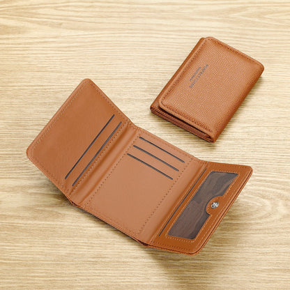 Premium Multi-functional Tri-fold Wallet for Men – Elegant, Compact, and Practical