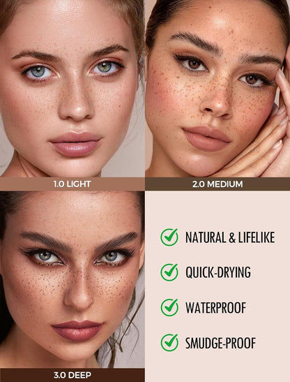 5-Point Faux Freckle Pen – Natural, Long-Lasting Finish