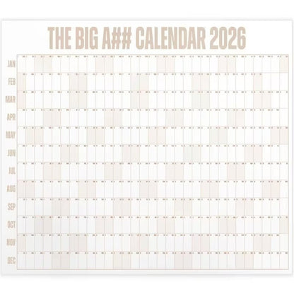 2026 The Mini Big A## Dry Erase Wall Calendar with Stickers