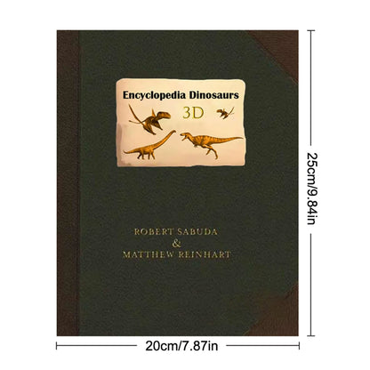 3D Prehistoric Dinosaur Pop-Up Encyclopedia for Kids