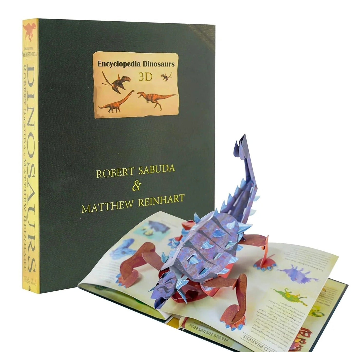 3D Prehistoric Dinosaur Pop-Up Encyclopedia for Kids
