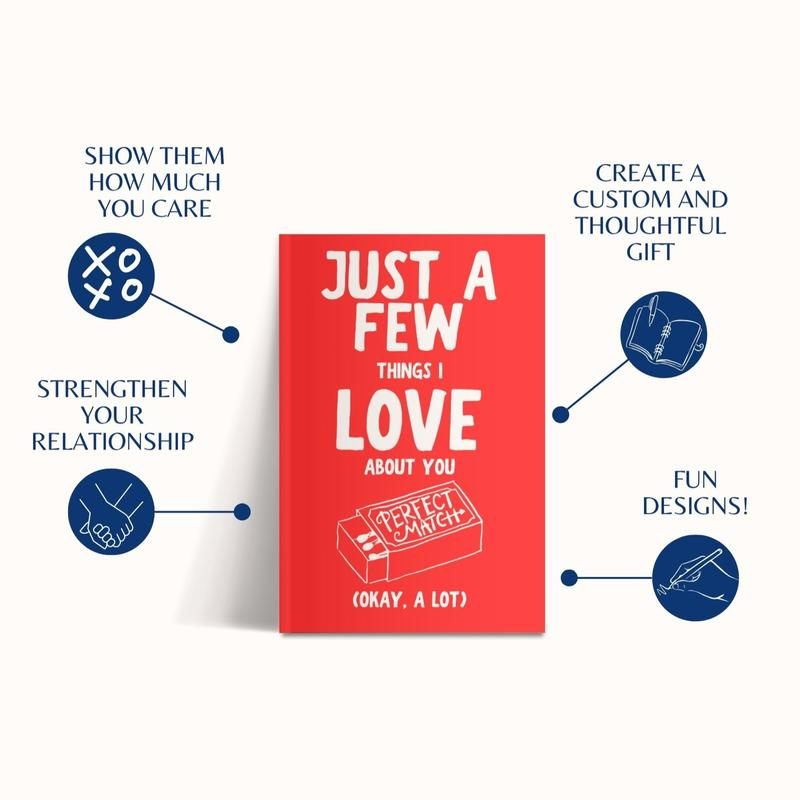 Just a Few Things I Love About You Couples Fill-In-Blank Book