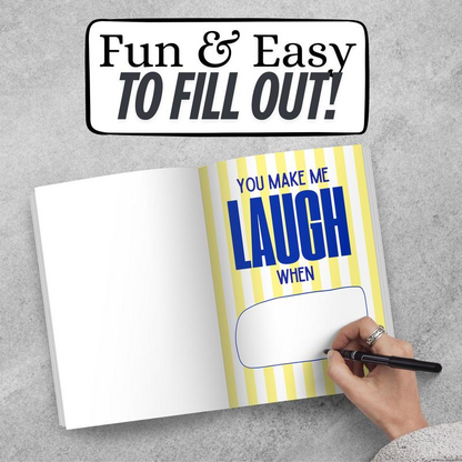 Just a Few Things I Love About You Couples Fill-In-Blank Book