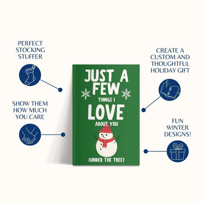 Just a Few Things I Love About You Couples Fill-In-Blank Book