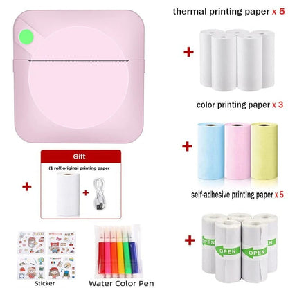 Portable Bluetooth Mini Printer for Photos & Notes