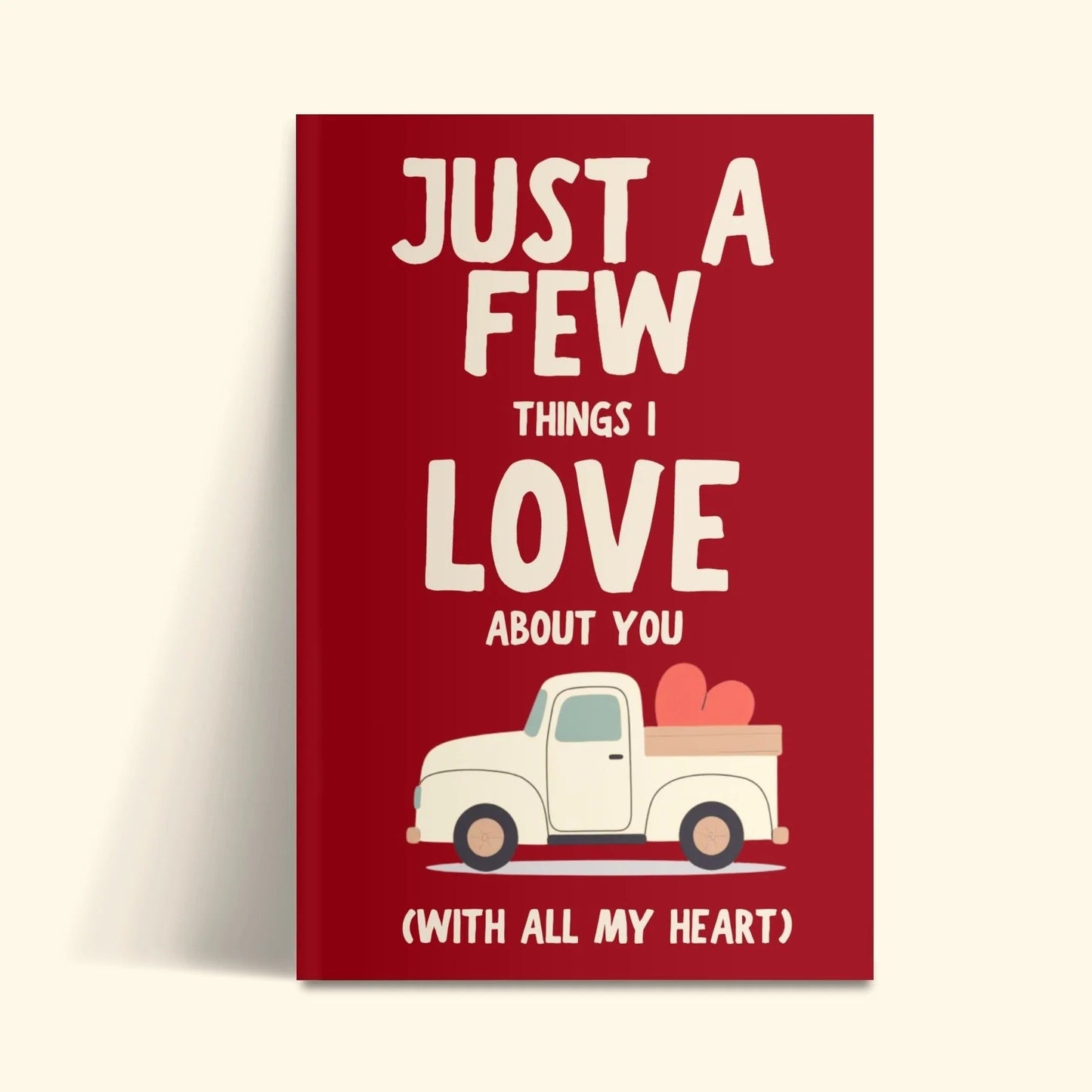 Just a Few Things I Love About You Couples Fill-In-Blank Book