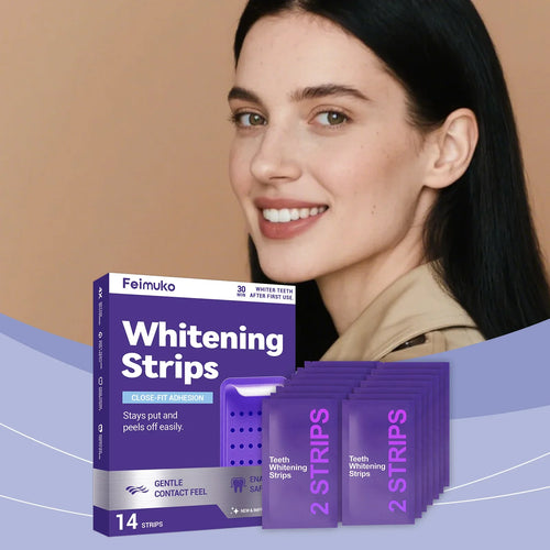 Whitening Strips: Brighter Smile in 30 Mins